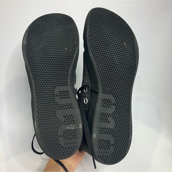 Reebok power lite weight lifting sneakers black silver men’s size 9.5 activewear - Picture 7 of 9